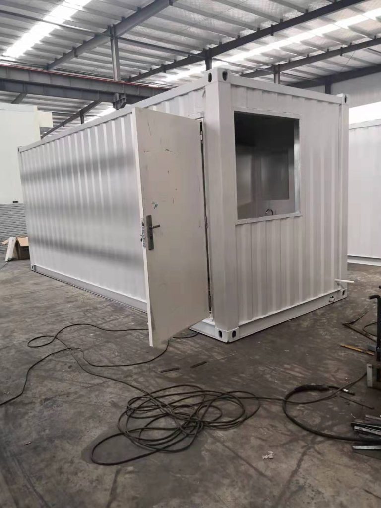 The application of temporary construction facilities of box houses in construction sites